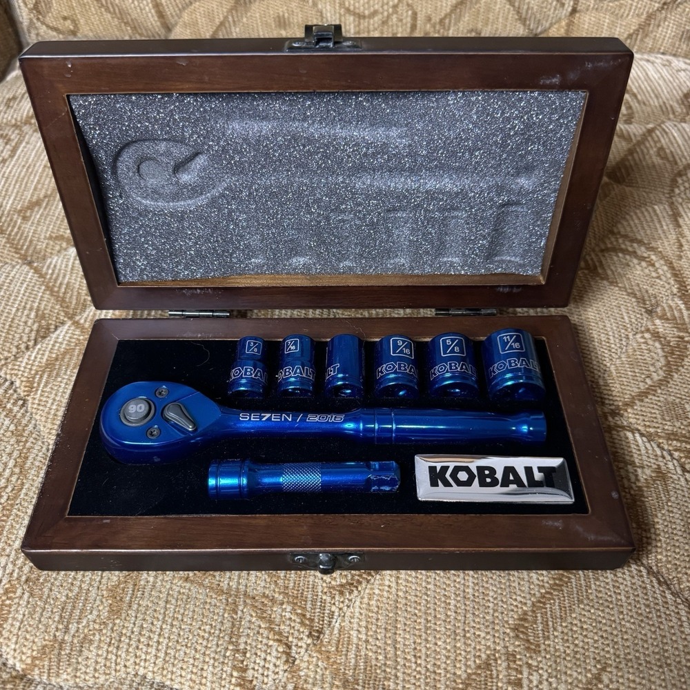 Kobalt Tool Set - NASCAR Se7en 2016 Limited Edition Blue‎